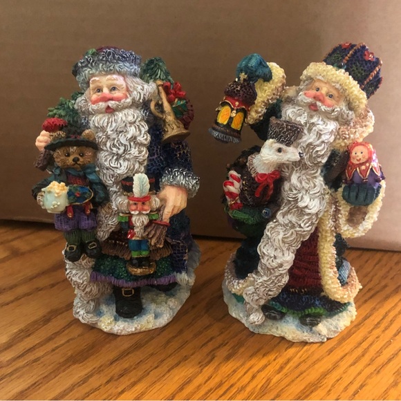 2 1998 Crinkle Clause Collectors Figurines - Picture 2 of 11